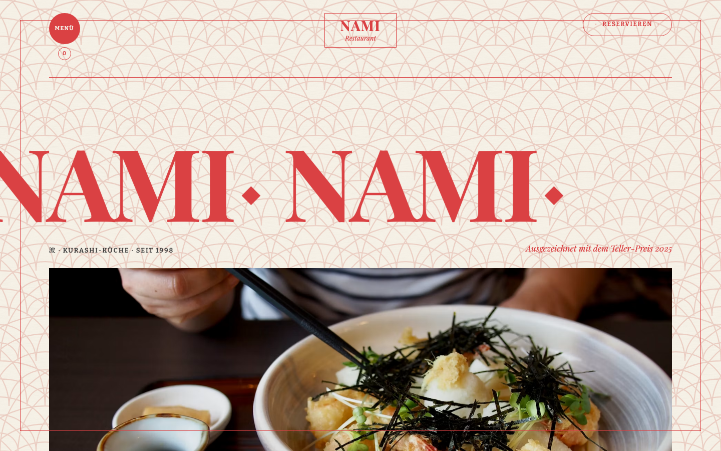 Startseite der Website von NAMI